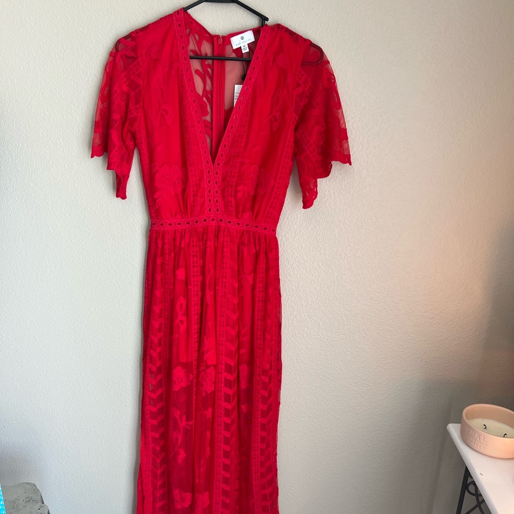 Red romper - Picture 6 of 6